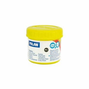 Milan Bote de Tempera 40ml - Secado Rapido - Mezclable - Color Amarillo