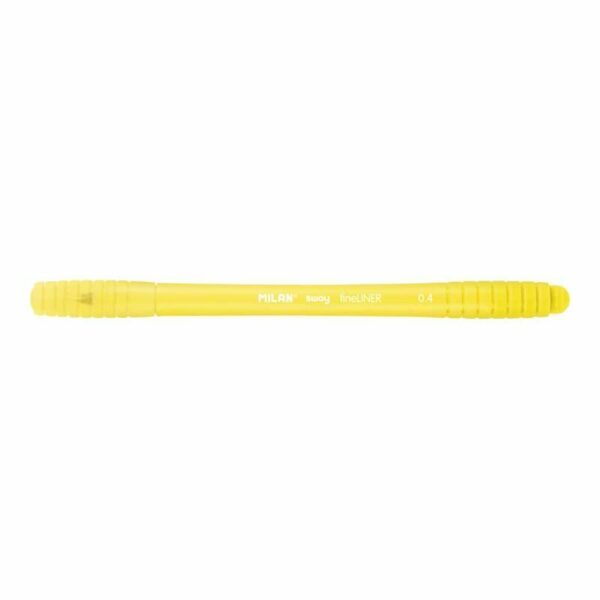 Milan Sway Fineliner Rotulador - Punta Fina 0.4mm - Ergonomico - Tinta al Agua - Color Amarillo