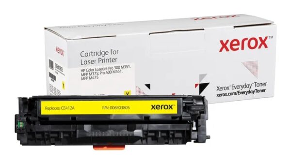 Xerox Everyday HP CE412A Amarillo Cartucho de Toner Generico - Reemplaza 305A