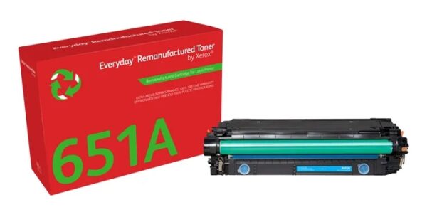 Xerox Everyday HP CE341A/CE741A/CE271A Cyan Cartucho de Toner Remanufacturado - Reemplaza 651A/307A/650A