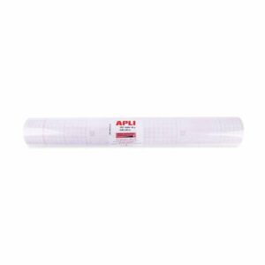 Apli Forro de Libros en Rollo 80? 20 x 0.5 m - Polipropileno - Adhesivo Reposicionable - Alta Resistencia