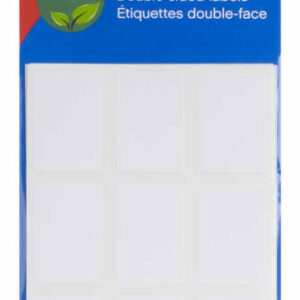 Apli Etiquetas Doble Frontal Blancas 22.0 x 32.0mm