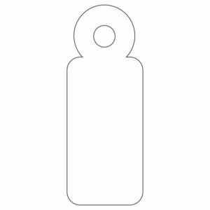 Apli Etiquetas Colgantes Blancas 11 x 29mm 200 U.