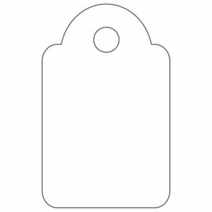 Apli Etiquetas Colgantes Blancas 15 x 24mm 200 U.