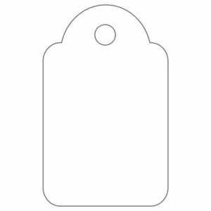 Apli Etiquetas Colgantes Blancas 18 x 29mm 200 U.