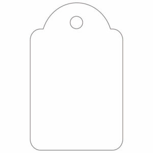 Apli Etiquetas Colgantes Blancas 22 x 35mm 100 U.