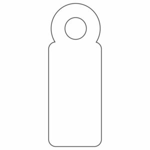 Apli Etiquetas Colgantes Blancas 7 x 19mm 1.000 U.