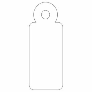 Apli Etiquetas Colgantes Blancas 13 x 34mm 1.000 U.