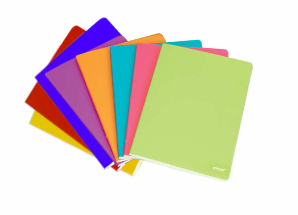 Ancor Classic Stripes Libreta Tama?o A4 Cuadriculado 5x5mm - 48 Hojas 90gr - Tapa Polipropileno - Colores Surtidos