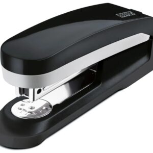 Novus Evolution E 25 Grapadora + Caja de 200 Grapas 24/6 - Hasta 25 Hojas - Grapado Cerrado, Abierto y Clavado - Color Negro