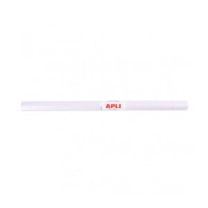 Apli Rollo de Polipropileno Transparente - Adhesivo Reposicionable - Sistema Easy Peel - Cuadricula de Precision - Alta Resistencia a Ara?azos y Roturas