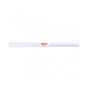 Apli Rollo de Polipropileno Transparente - Adhesivo Reposicionable - Sistema Easy Peel - Cuadricula de Precision - Alta Resistencia a Ara?azos y Roturas